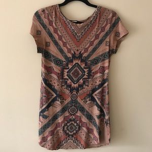 Cleo Faux Suede Tunic Dress